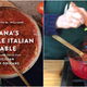 Left: Williams’ cookbook. Right: Williams makes red gravy at a cooking demonstration.
